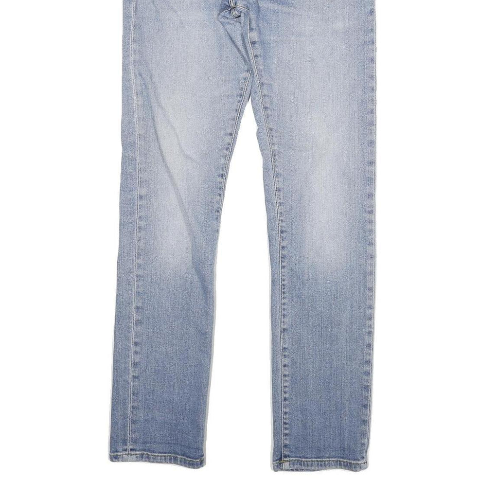 CARHARTT Mens Jeans Blue Slim Skinny Denim Light W31 L32 Zip Cotton Blend