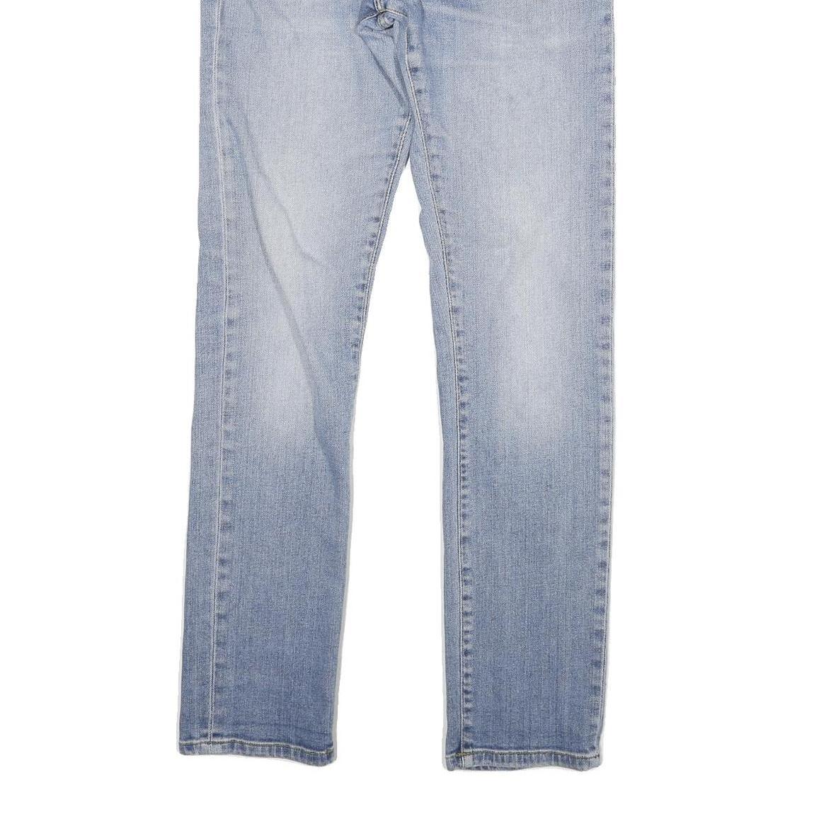 CARHARTT Mens Jeans Blue Slim Skinny Denim Light W31 L32 Zip Cotton Blend