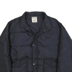 BIG STAR Mens Black Classic Jacket L Polyester Plain Zip Comfortable Warm