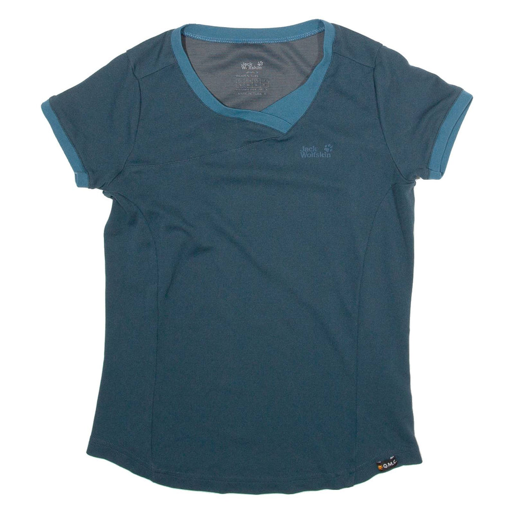 JACK WOLFSKIN Womens T-Shirt Blue S