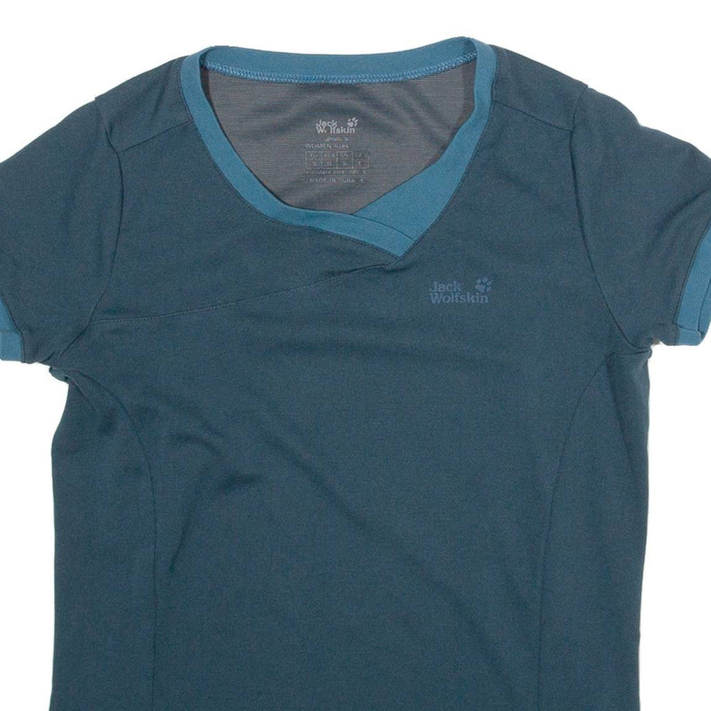 JACK WOLFSKIN Womens T-Shirt Blue S