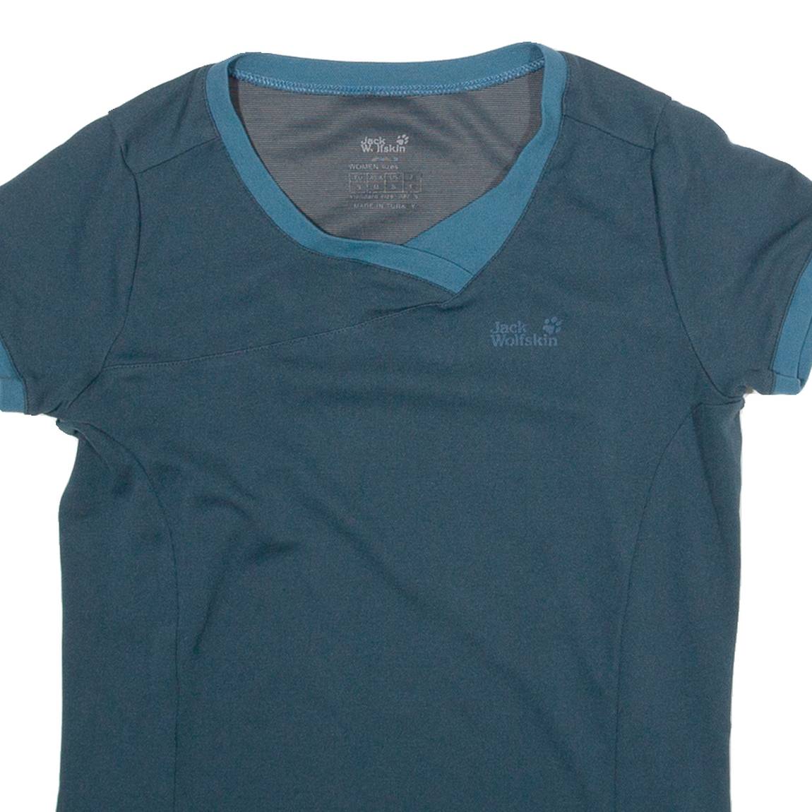 JACK WOLFSKIN Womens T-Shirt Blue S