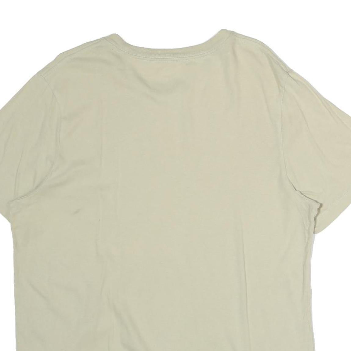 PUMA Mens Beige Graphic T-Shirt L Short Sleeve Crew Neck Casual