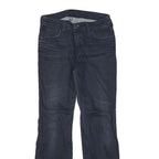 LEVI'S Womens Regular Blue Denim Medium Zip Jeans W28 L29 Stylish Classic Fit