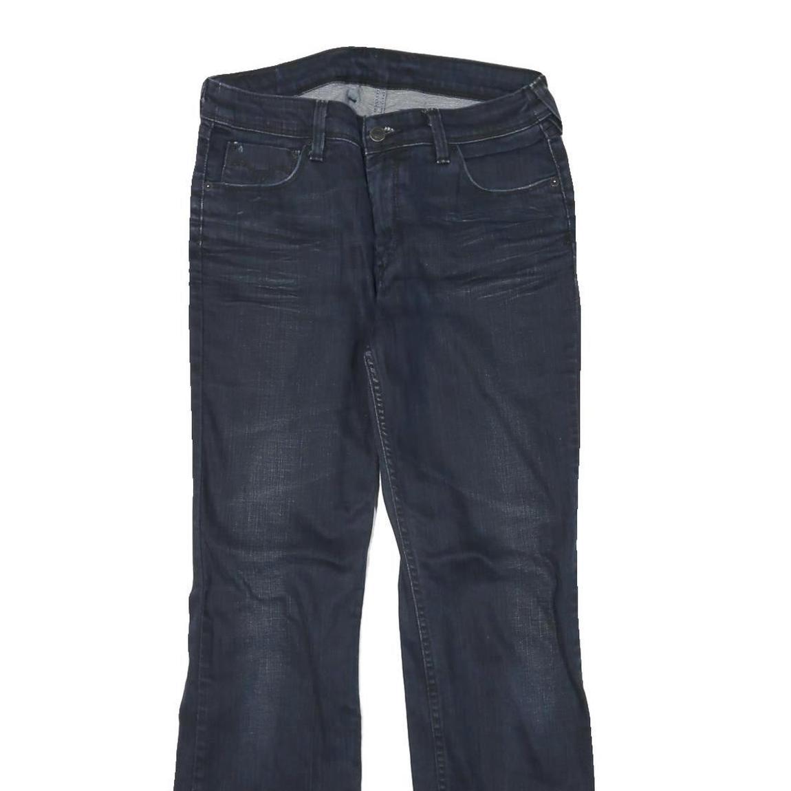 LEVI'S Womens Regular Blue Denim Medium Zip Jeans W28 L29 Stylish Classic Fit