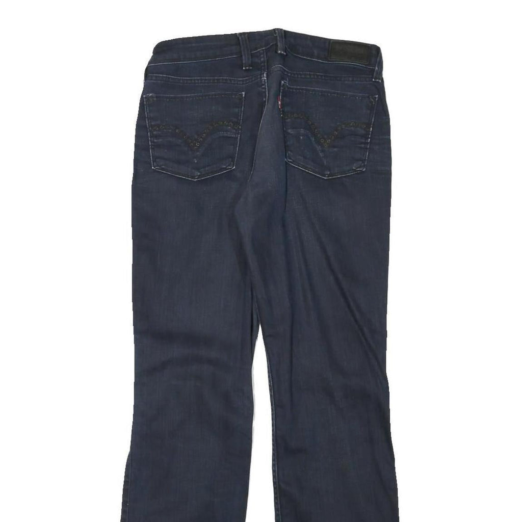 LEVI'S Womens Regular Blue Denim Medium Zip Jeans W28 L29 Stylish Classic Fit