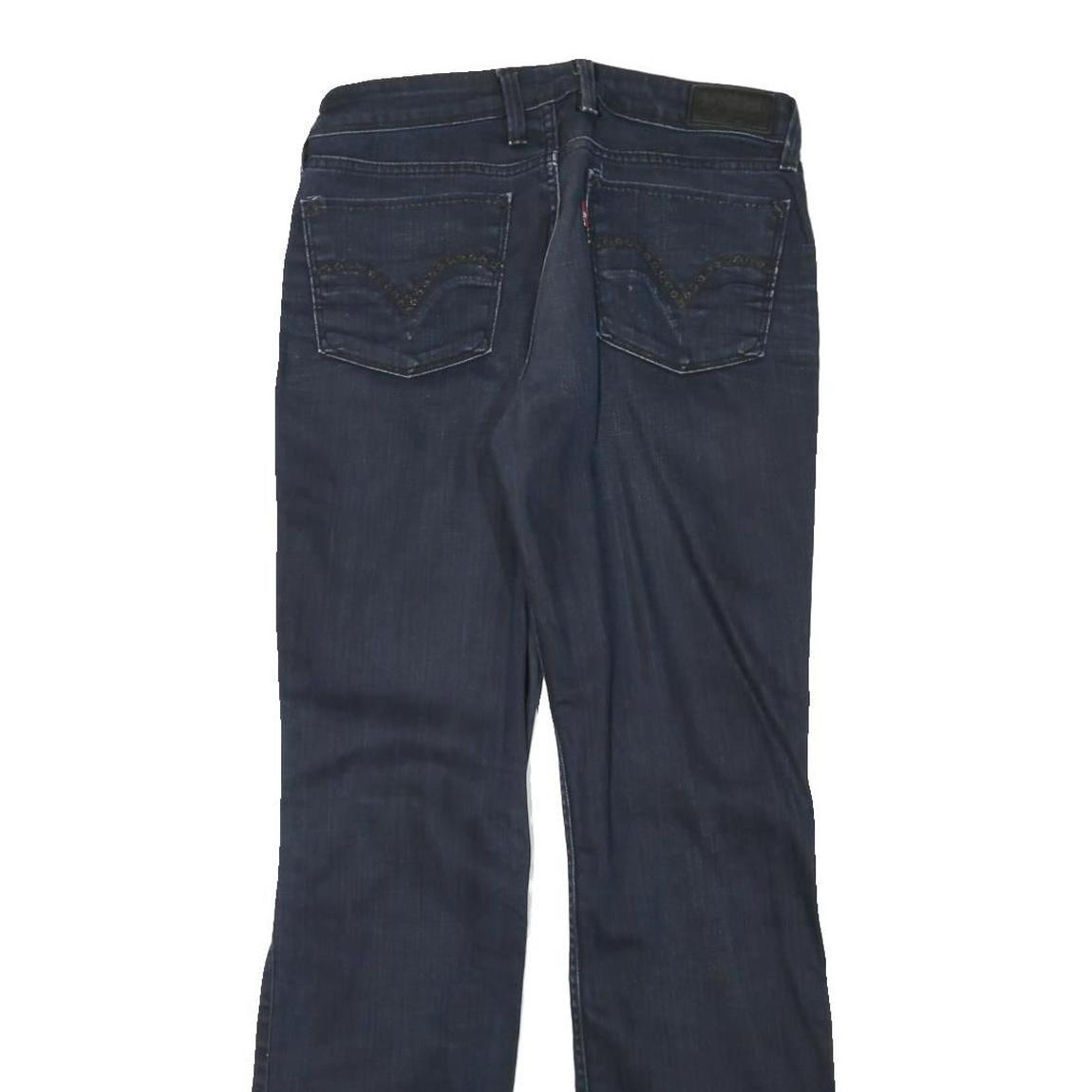 LEVI'S Womens Regular Blue Denim Medium Zip Jeans W28 L29 Stylish Classic Fit