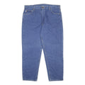 CARHARTT Mens Relaxed Blue Denim Jeans W40 L30 Classic Cotton Zip Pocketed