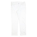 LEVI'S Womens Jeans White Slim Skinny Denim W32 L32 Cotton Blend Zip Closure
