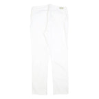 LEVI'S Womens Jeans White Slim Skinny Denim W32 L32 Cotton Blend Zip Closure