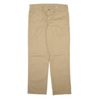 DICKIES Mens Trousers Beige Regular Straight W34 L32