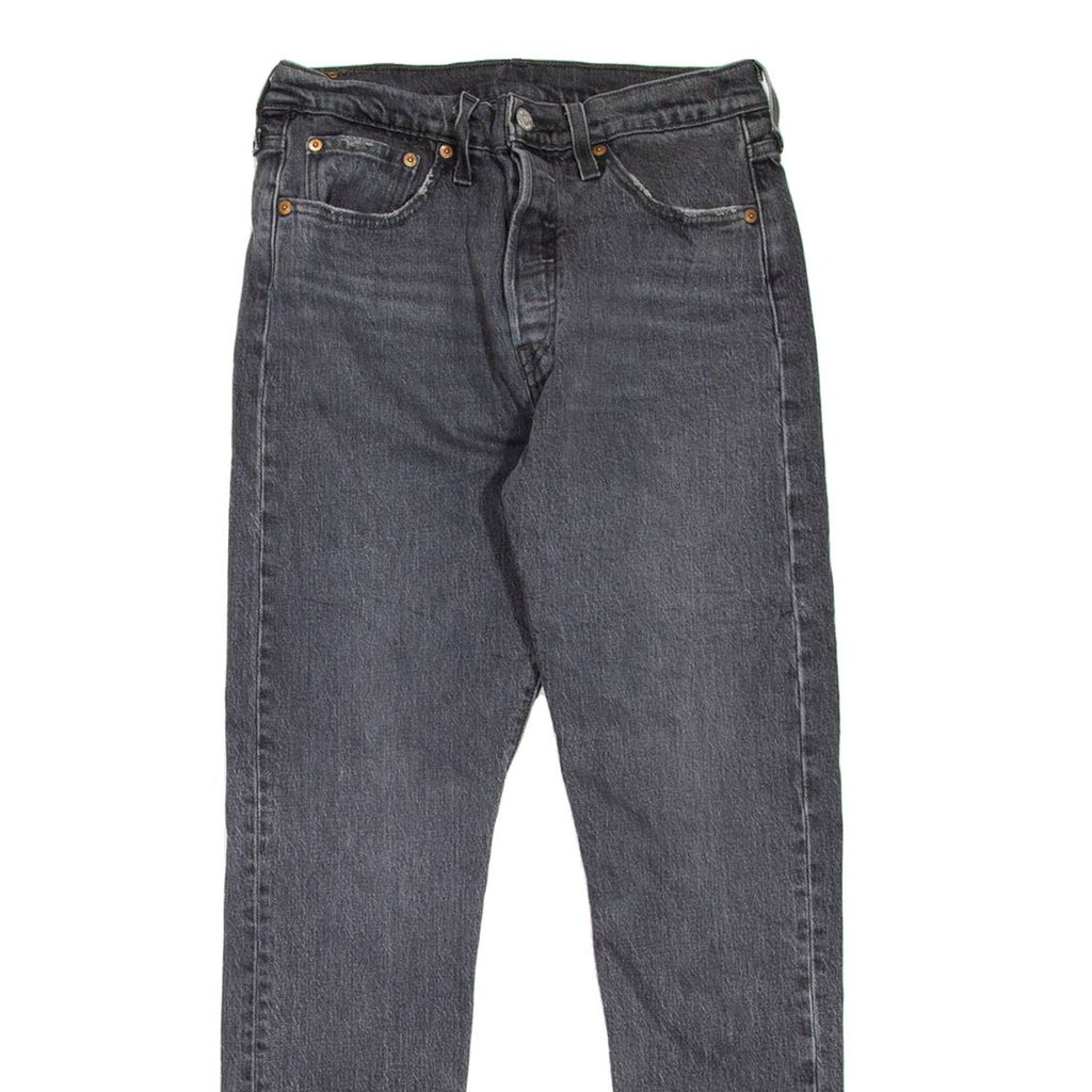 LEVI'S 501S Jeans Womens Grey Skinny Straight W28 L28