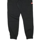 DICKIES Womens Black Relaxed Cargo Trousers W27 L30 Workwear Cotton Blend Zip