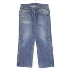 CARHARTT Mens Relaxed Blue Denim Jeans W33 L28 Button Closure Comfortable Style