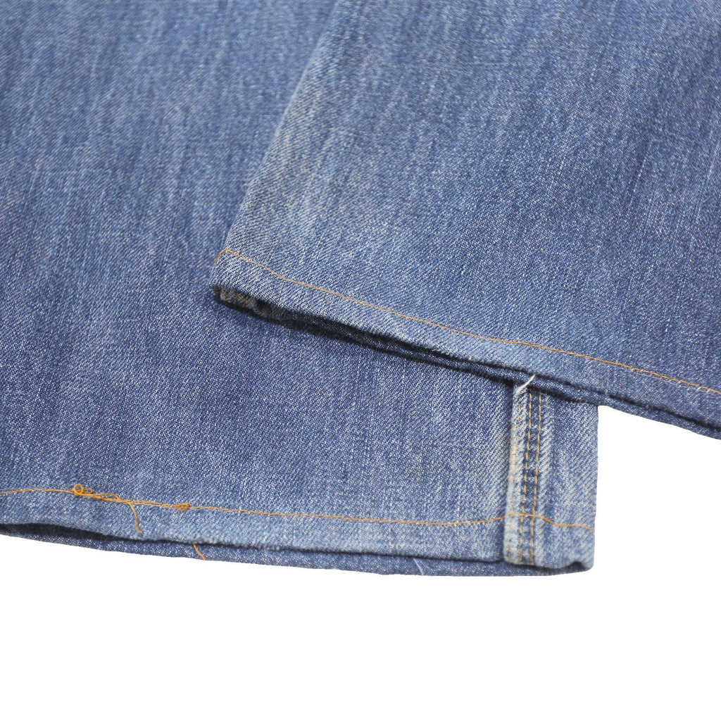 CARHARTT Mens Relaxed Blue Denim Jeans W33 L28 Button Closure Comfortable Style