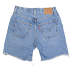 LEVI'S 501 BIG E Womens Denim Shorts Blue XS W25