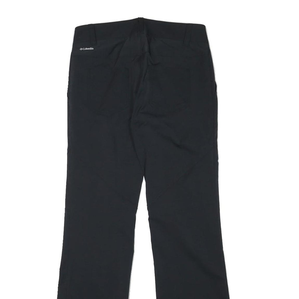 COLUMBIA Womens Polyester Blend Black Regular Straight Trousers W30 L31 Outdoor
