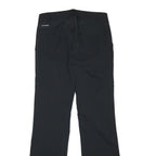 COLUMBIA Womens Polyester Blend Black Regular Straight Trousers W30 L31 Outdoor