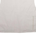 ARMY TEX Mens White Polyester Blend Utility Jacket 3XL Zip Sleeveless Workwear