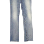 TRUE RELIGION Womens Jeans Blue Relaxed Straight Denim Medium W26 L34 Stylish
