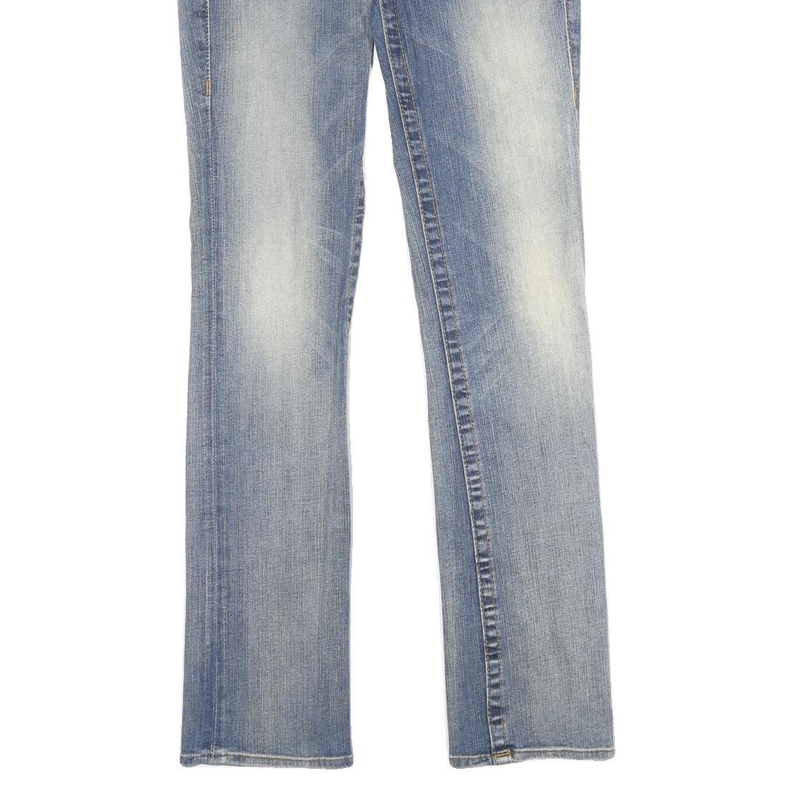 TRUE RELIGION Womens Jeans Blue Relaxed Straight Denim Medium W26 L34 Stylish