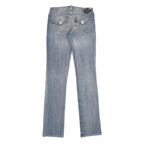 TRUE RELIGION Womens Jeans Blue Relaxed Straight Denim Medium W26 L34 Stylish