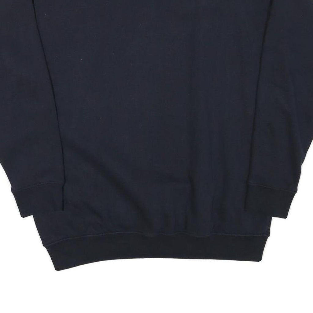 LETS GO Mens Black California 65 University Crew Neck Sweatshirt M Casual