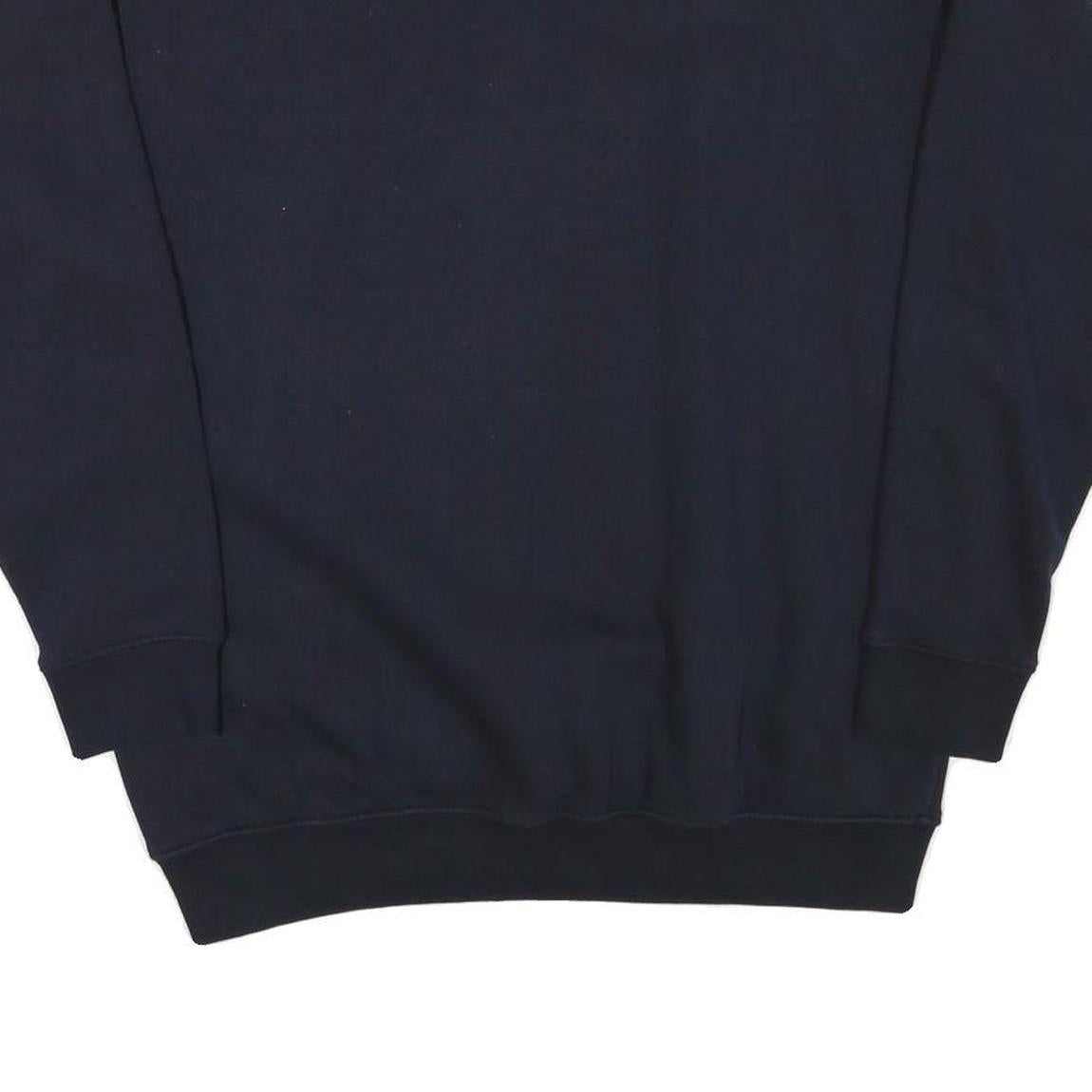 LETS GO Mens Black California 65 University Crew Neck Sweatshirt M Casual