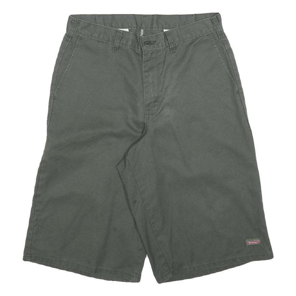 DICKIES Mens Shorts Grey Casual M W30 Cotton Blend Classic Fit Workwear