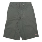 DICKIES Mens Shorts Grey Casual M W30 Cotton Blend Classic Fit Workwear