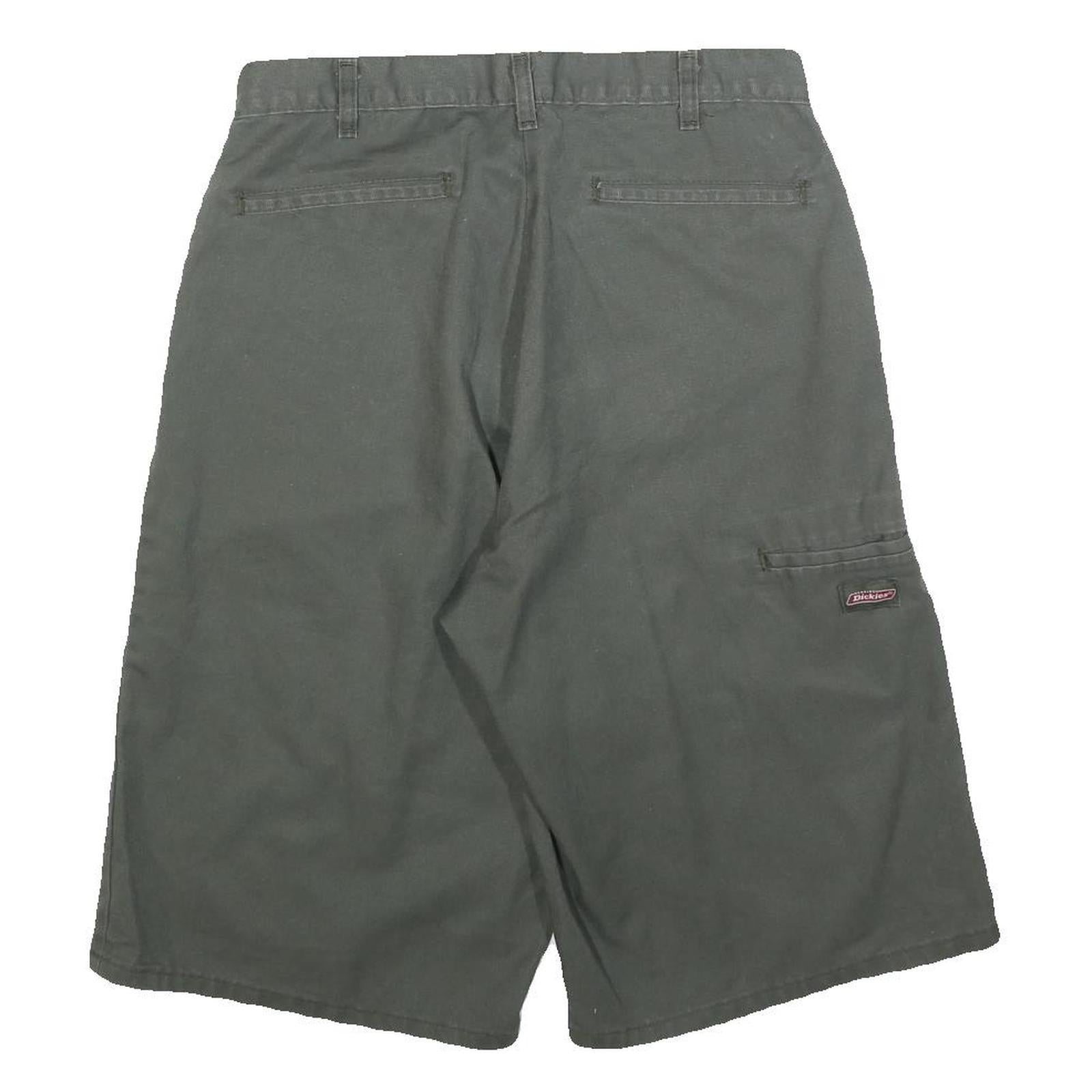 DICKIES Mens Shorts Grey Casual M W30 Cotton Blend Classic Fit Workwear