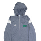 ADIDAS Summit Track And Field Mens Rain Jacket Grey Hooded M