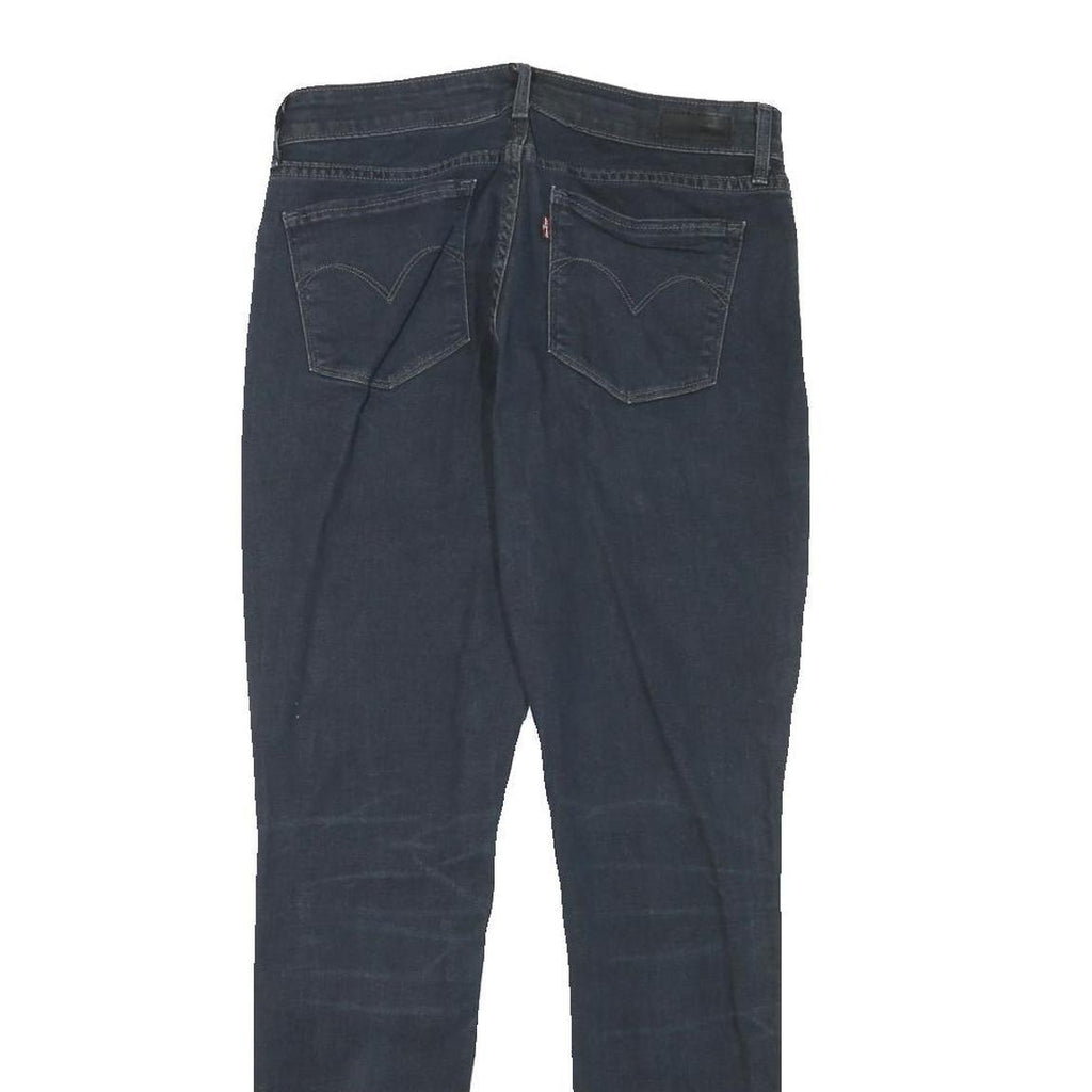 LEVI'S Womens Slim Skinny Denim Dark W28 L29 Stretch Cotton Blend Zip Jeans