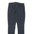 LEVI'S Womens Slim Skinny Denim Dark W28 L29 Stretch Cotton Blend Zip Jeans