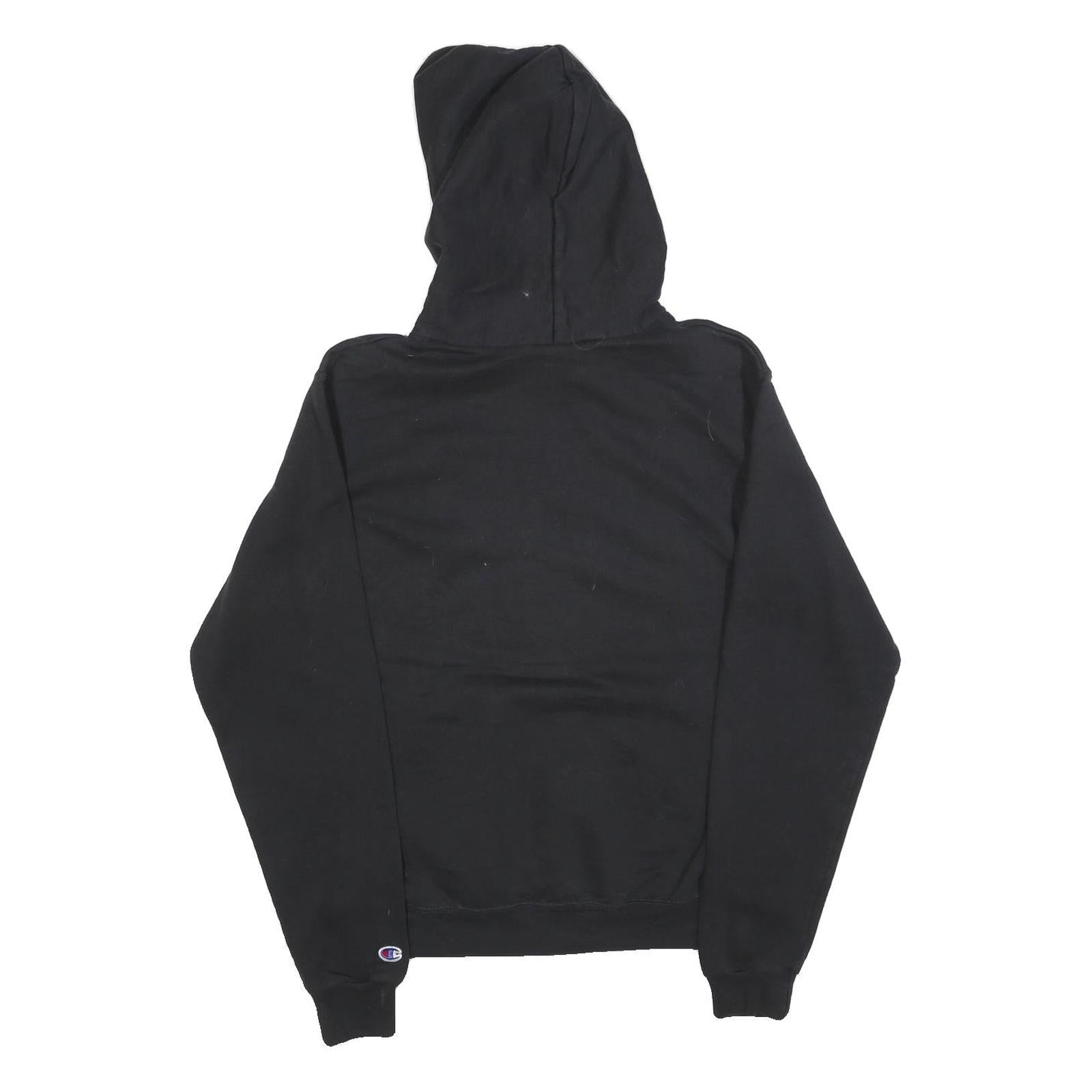 CHAMPION Mens Black San Diego State Hoodie S Cotton Blend Pullover Sweatshirt