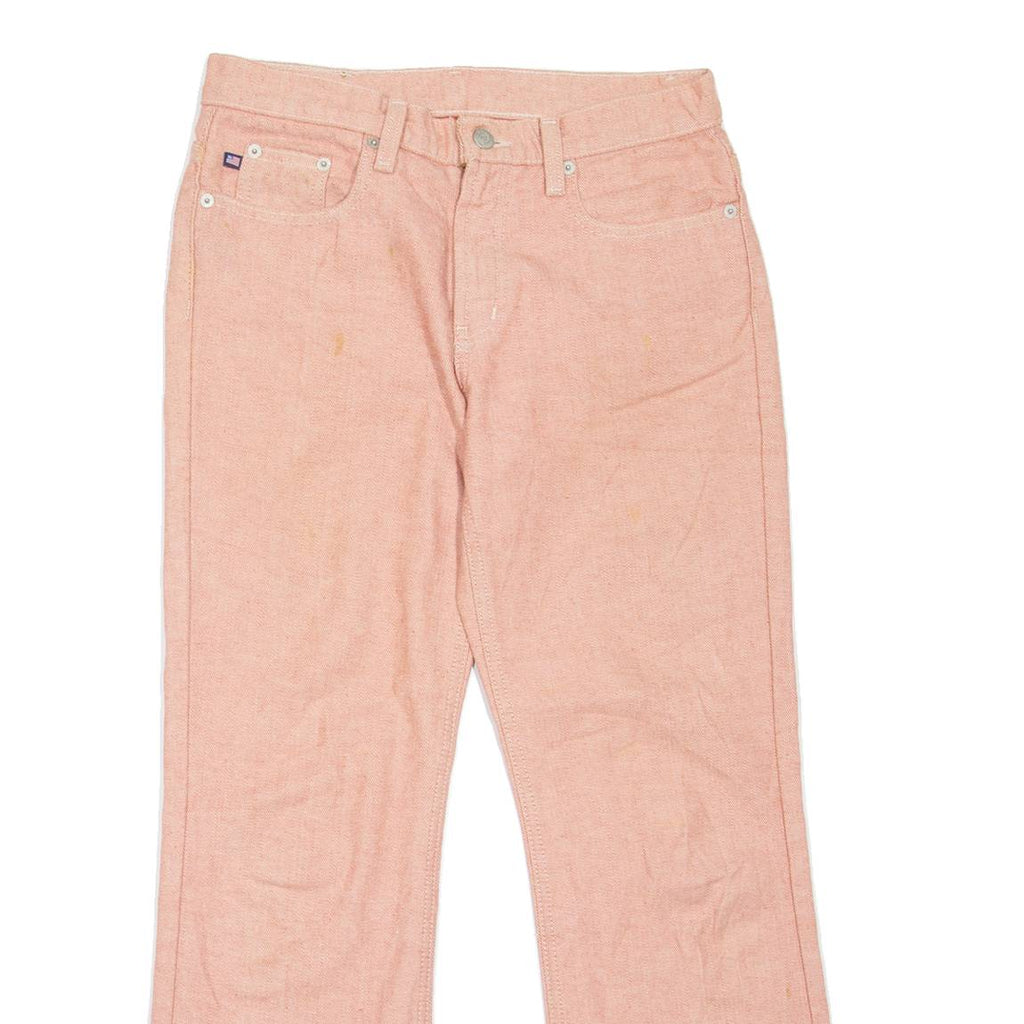 RALPH LAUREN POLO JEANS COMPANY Womens Jeans Pink Regular Straight W29 L28