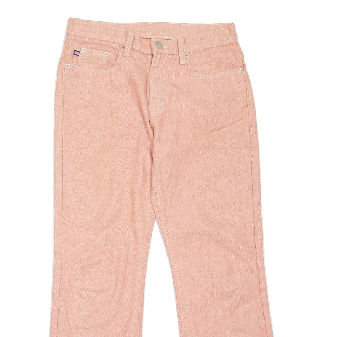 RALPH LAUREN POLO JEANS COMPANY Womens Jeans Pink Regular Straight W29 L28