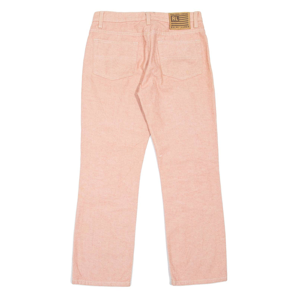 RALPH LAUREN POLO JEANS COMPANY Womens Jeans Pink Regular Straight W29 L28