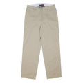 TOMMY HILFIGER Mens Cotton Blend Beige Regular Fit Straight Leg Trousers W34 L32
