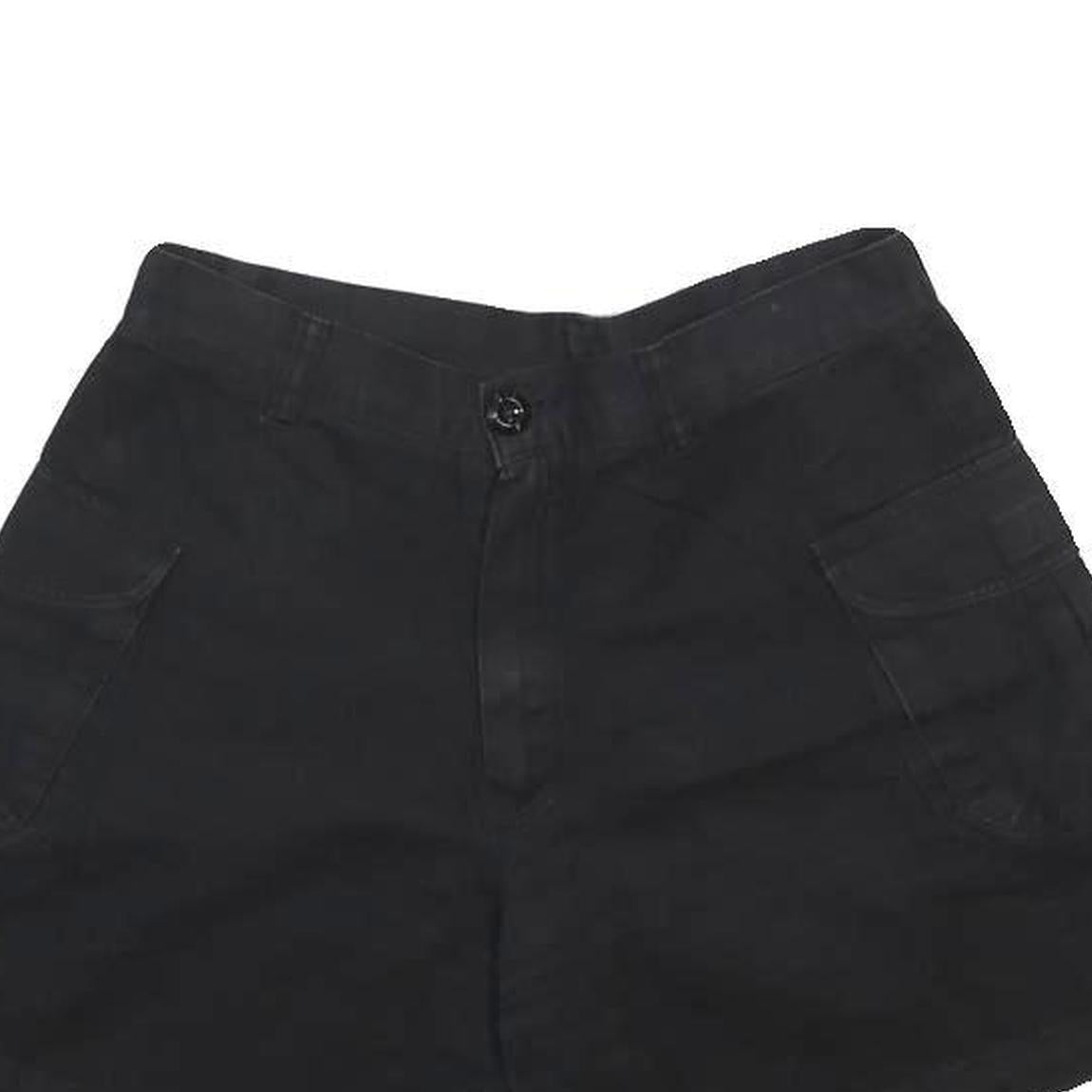 CAMEL Womens Black Casual Shorts L W26 Cotton Blend Cargo Style