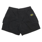 CAMEL Womens Black Casual Shorts L W26 Cotton Blend Cargo Style