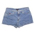 TOMMY HILFIGER Womens Denim Blue Cotton Blend Casual Shorts M W32 Classic Fit