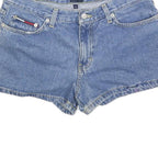 TOMMY HILFIGER Womens Denim Blue Cotton Blend Casual Shorts M W32 Classic Fit