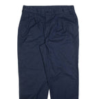 DICKIES Womens Trousers Blue Relaxed Tapered W36 L32