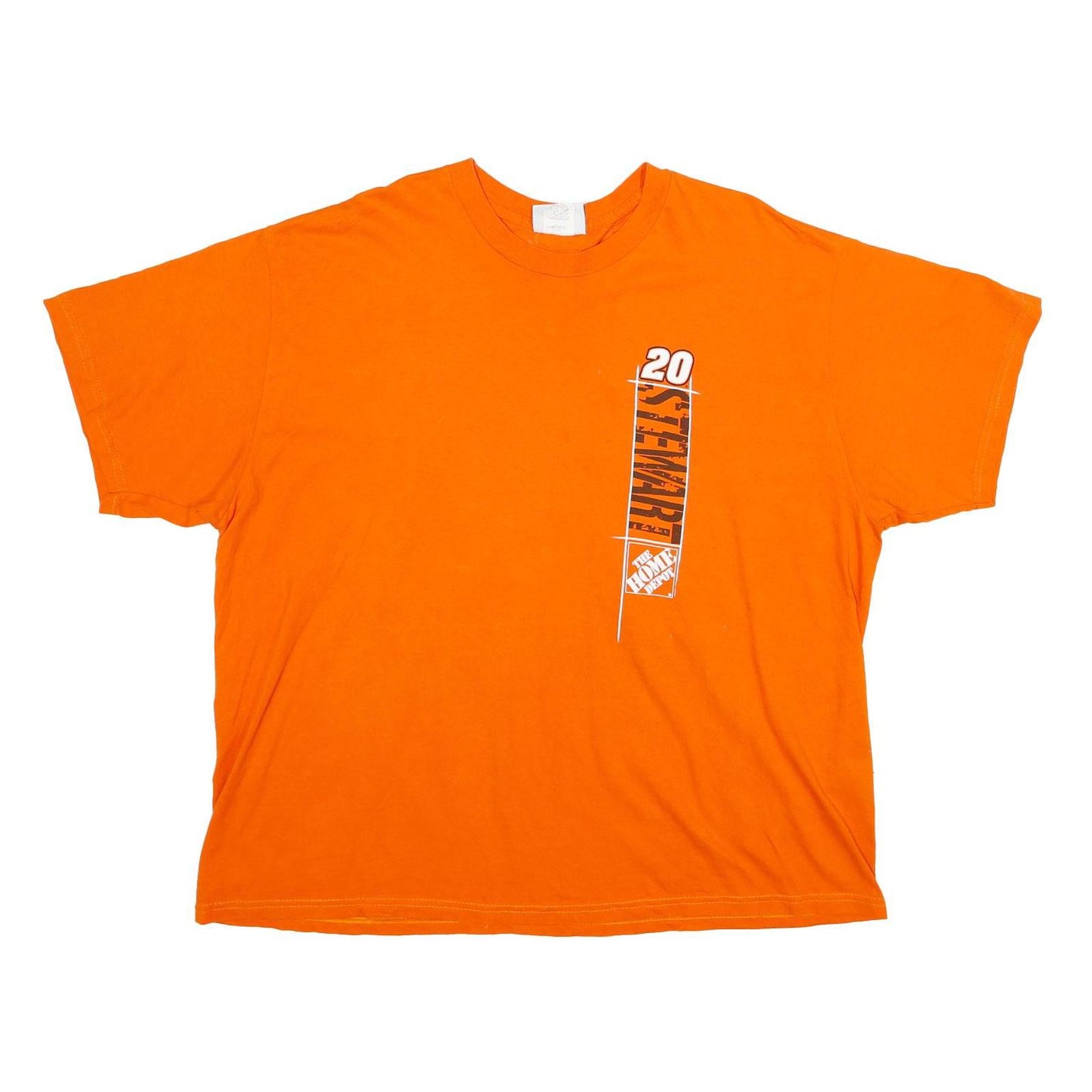 WINNER'S CIRCLE Mens Orange Stewart Graphic T-Shirt 2XL Short Sleeve Crew Neck