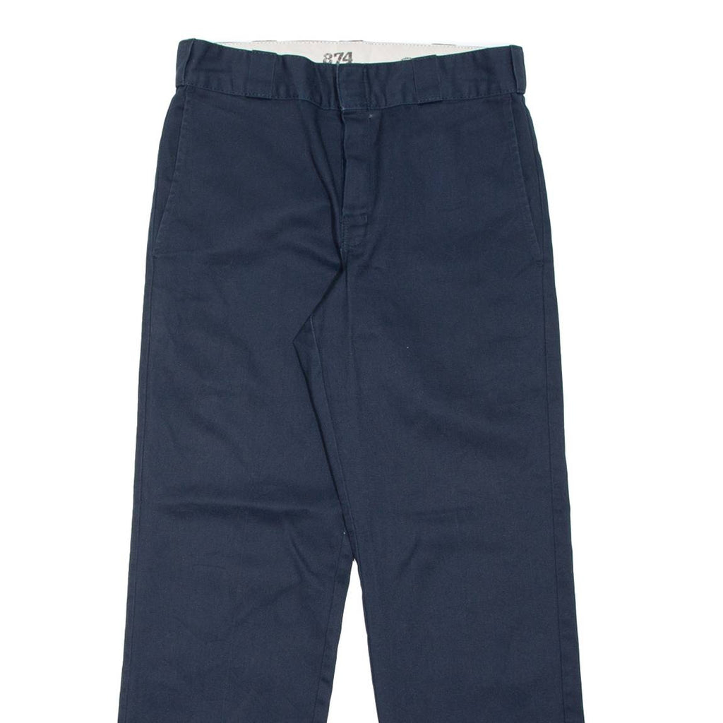 DICKIES Chino Mens Trousers Blue Regular Straight W30 L29