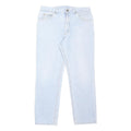 LEE Mens Light Blue Relaxed Straight Denim Medium Wash Jeans W36 L30 Comfortable