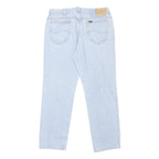 LEE Mens Light Blue Relaxed Straight Denim Medium Wash Jeans W36 L30 Comfortable