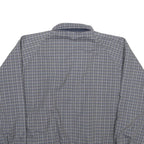 YES SIR Mens Grey Check Reversible Jacket XL Polyester Blend Zip Casual
