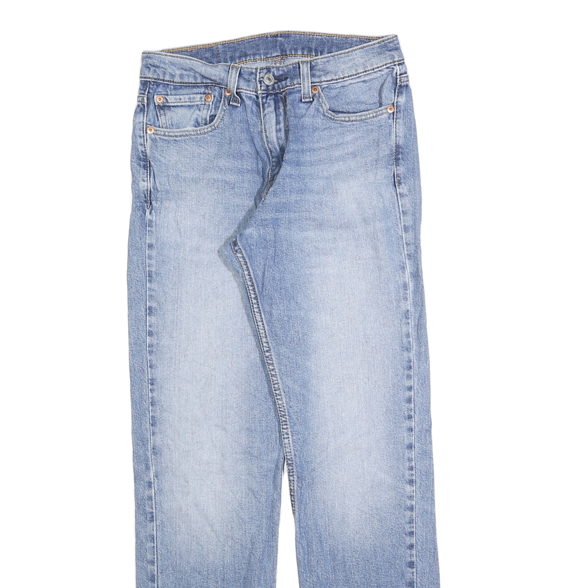 LEVI'S 511 Slim Mens Jeans Blue Slim Straight Denim Medium W29 L32 Zip